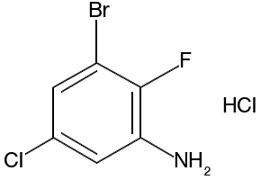 3-Bromo-5-chloro-2-fluoroaniline hydrochloride, 1384265-18-2, undefined, 