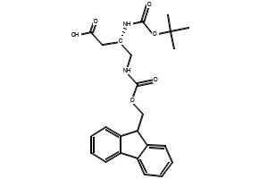 (S)-4-((((9H-Fluoren-9-yl)methoxy)carbonyl)amino)-3-((tert-butoxycarbonyl)amino)butanoic acid, 1931961-73-7, undefined, 