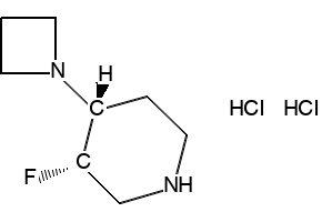 cis-4-(Azetidin-1-yl)-3-fluoropiperidine dihydrochloride, 2105380-44-5, undefined, 