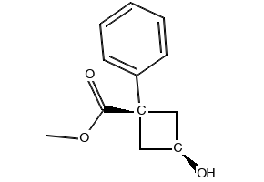 cis-Methyl 3-hydroxy-1-phenylcyclobutanecarboxylate, 1035897-58-5, undefined, 