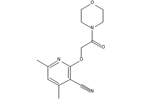 4,6-Dimethyl-2-(2-morpholino-2-oxoethoxy)nicotinonitrile, 916038-47-6, undefined, 