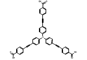 4,4',4''-((Nitrilotris(benzene-4,1-diyl))tris(ethyne-2,1-diyl))tribenzoic acid, 848569-04-0, undefined, 