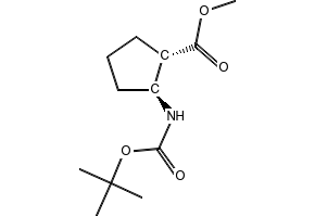 Methyl (1S,2S)-2-((tert-butoxycarbonyl)amino)cyclopentane-1-carboxylate, 192385-82-3, undefined, 