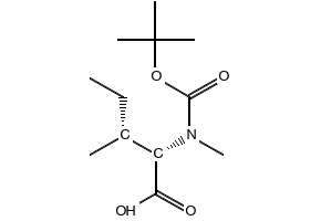 (2S,3R)-2-((tert-Butoxycarbonyl)(methyl)amino)-3-methylpentanoic acid, 136092-80-3, undefined, 