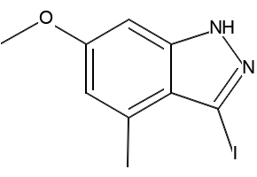 3-Iodo-6-methoxy-4-methyl-1H-indazole, 885521-45-9, undefined, 