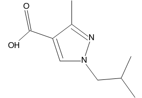 1-Isobutyl-3-methyl-1H-pyrazole-4-carboxylic acid, 1152578-73-8, undefined, 