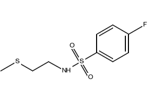 4-Fluoro-N-(2-(methylthio)ethyl)benzenesulfonamide, 1184791-84-1, undefined, 