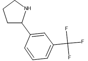 2-(3-(Trifluoromethyl)phenyl)pyrrolidine, 109086-17-1, undefined, 