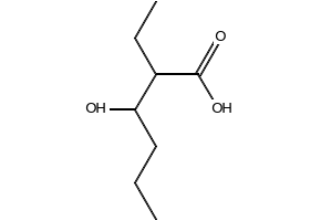 2-Ethyl-3-hydroxyhexanoic acid, 29671-57-6, undefined, 