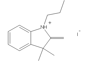 2,3,3-Trimethyl-1-propyl-3H-indol-1-ium iodide, 20205-29-2, undefined, 