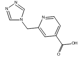 2-((4H-1,2,4-Triazol-4-yl)methyl)isonicotinic acid, 1528212-58-9, undefined, 