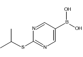 (2-(Isopropylthio)pyrimidin-5-yl)boronic acid, 3067074-57-8, undefined, 