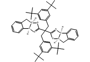 (3aS,3a'S,8aR,8a'R)-2,2'-(1,3-Bis(3,5-di-t-butylphenyl)propane-2,2-diyl)bis(8,8a-dihydro-3aH-indeno[1,2-d]oxazole), 1435467-29-0, undefined, 
