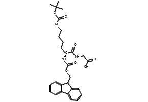 N2-(((9H-Fluoren-9-yl)methoxy)carbonyl)-N6-(tert-butoxycarbonyl)-L-lysylglycine, 239798-78-8, undefined, 