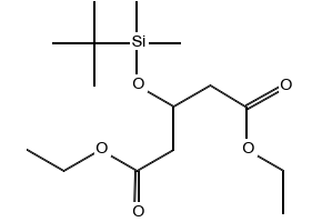 Diethyl 3-((tert-butyldimethylsilyl)oxy)pentanedioate, 91424-39-4, undefined, 
