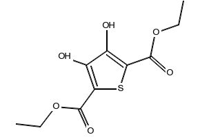 Diethyl 3,4-dihydroxythiophene-2,5-dicarboxylate, 1822-66-8, undefined, 