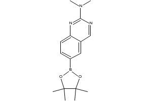 N,N-Dimethyl-6-(4,4,5,5-tetramethyl-1,3,2-dioxaborolan-2-yl)quinazolin-2-amine, 1333222-33-5, undefined, 