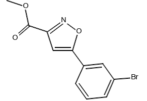 Methyl 5-(3-bromophenyl)isoxazole-3-carboxylate, 745078-74-4, undefined, 