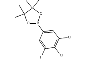 2-(3,4-Dichloro-5-fluorophenyl)-4,4,5,5-tetramethyl-1,3,2-dioxaborolane, 1437779-89-9, undefined, 