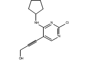 3-[2-Chloro-4-(cyclopentylamino)-5-pyrimidinyl]-2-propyn-1-ol, 1374639-76-5, undefined, 