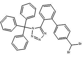 5-(4'-(Dibromomethyl)-[1,1'-biphenyl]-2-yl)-1-trityl-1H-tetrazole