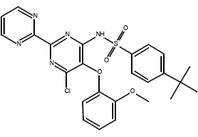 N-[6-Chloro-5-(2-methoxyphenoxy)[2,2'-bipyrimidin]-4-yl]-4-(1,1-dimethylethyl)-Benzenesulfonamide, 150727-06-3, undefined, 