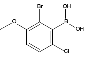 (2-Bromo-6-chloro-3-methoxyphenyl)boronic acid, 957062-90-7, undefined, 