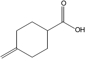4-Methylenecyclohexanecarboxylic acid, 934-69-0, undefined, 