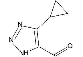 4-Cyclopropyl-1H-1,2,3-triazole-5-carbaldehyde, 1781977-15-8, undefined, 