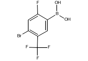 (4-Bromo-2-fluoro-5-(trifluoromethyl)phenyl)boronic acid, 1451393-15-9, undefined, 