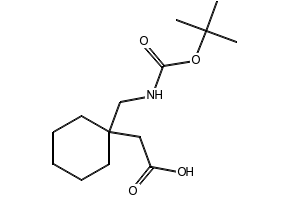 2-(1-(((tert-Butoxycarbonyl)amino)methyl)cyclohexyl)acetic acid, 227626-60-0, undefined, 