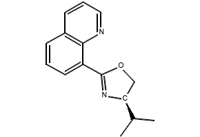 (R)-4-Isopropyl-2-(quinolin-8-yl)-4,5-dihydrooxazole, 259105-54-9, undefined, 