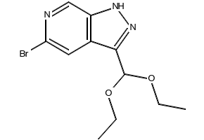 5-Bromo-3-(diethoxymethyl)-1H-pyrazolo[3,4-c]pyridine, 1884158-45-5, undefined, 