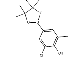 2-Chloro-6-methyl-4-(4,4,5,5-tetramethyl-1,3,2-dioxaborolan-2-yl)phenol, 1294518-25-4, undefined, 