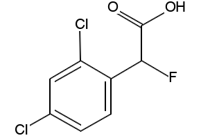 2-(2,4-Dichlorophenyl)-2-fluoroacetic acid, 81568-47-0, undefined, 