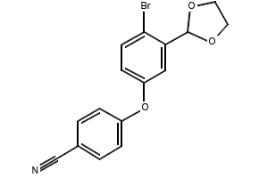 4-(4-Bromo-3-(1,3-dioxolan-2-yl)phenoxy)benzonitrile, 1217366-74-9, undefined, 