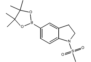 1-(Methylsulfonyl)-5-(4,4,5,5-tetramethyl-1,3,2-dioxaborolan-2-yl)indoline, 1132944-44-5, undefined, 