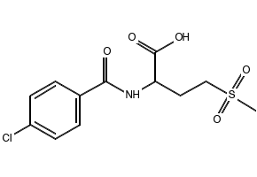 2-(4-Chlorobenzamido)-4-(methylsulfonyl)butanoic acid, 1103964-06-2, undefined, 