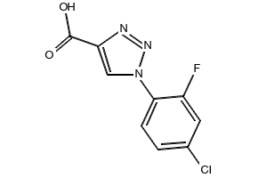 1-(4-Chloro-2-fluorophenyl)-1H-1,2,3-triazole-4-carboxylic acid, 1042534-92-8, undefined, 