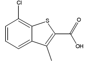7-Chloro-3-methylbenzo[b]thiophene-2-carboxylic acid, 752135-41-4, undefined, 