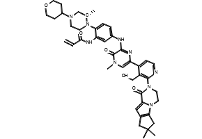 (S)-N-(5-((6-(2-(7,7-Dimethyl-1-oxo-1,3,4,6,7,8-hexahydro-2H-cyclopenta[4,5]pyrrolo[1,2-a]pyrazin-2-yl)-3-(hydroxymethyl)pyridin-4-yl)-4-methyl-3-oxo-3,4-dihydropyrazin-2-yl)amino)-2-(2-methyl-4-(tetrahydro-2H-pyran-4-yl)piperazin-1-yl)phenyl)acrylamide