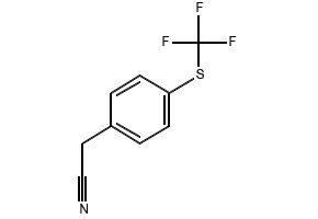 2-(4-((Trifluoromethyl)thio)phenyl)acetonitrile, 70124-90-2, undefined, 