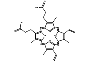 Protoporphyrin IX, 553-12-8, undefined, 