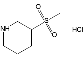 3-Methanesulfonylpiperidine hydrochloride, 1378304-65-4, undefined, 