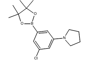 3-Chloro-5-pyrrolidinophenylboronic acid, pinacol ester, 2096331-84-7, undefined, 