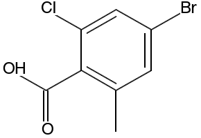 4-Bromo-2-chloro-6-methylbenzoic acid, 877149-07-0, undefined, 