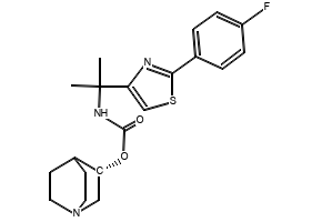 (S)-Quinuclidin-3-yl (2-(2-(4-fluorophenyl)thiazol-4-yl)propan-2-yl)carbamate