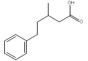 3-Methyl-5-phenylpentanoic acid, 2939-13-1, undefined, 
