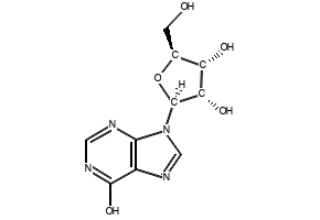 9-((2S,3S,4R,5S)-3,4-Dihydroxy-5-(hydroxymethyl)tetrahydrofuran-2-yl)-1H-purin-6(9H)-one, 21138-24-9, undefined, 