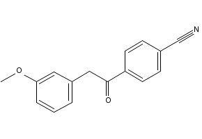 4-(2-(3-Methoxyphenyl)acetyl)benzonitrile, 465514-67-4, undefined, 